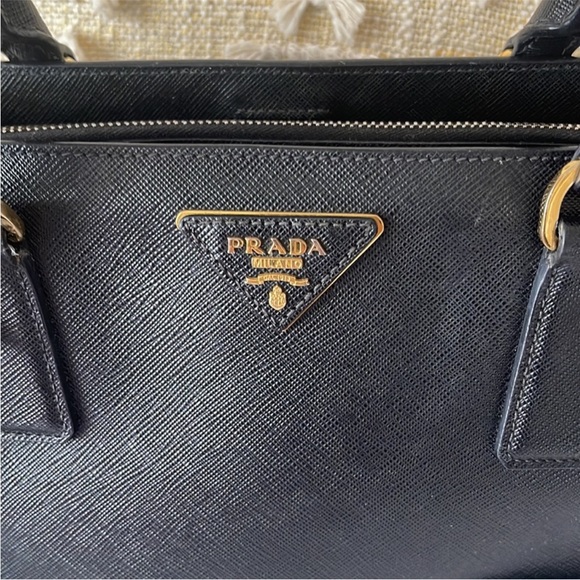 Prada Black Leather Tote Bag - Picture 4 of 16
